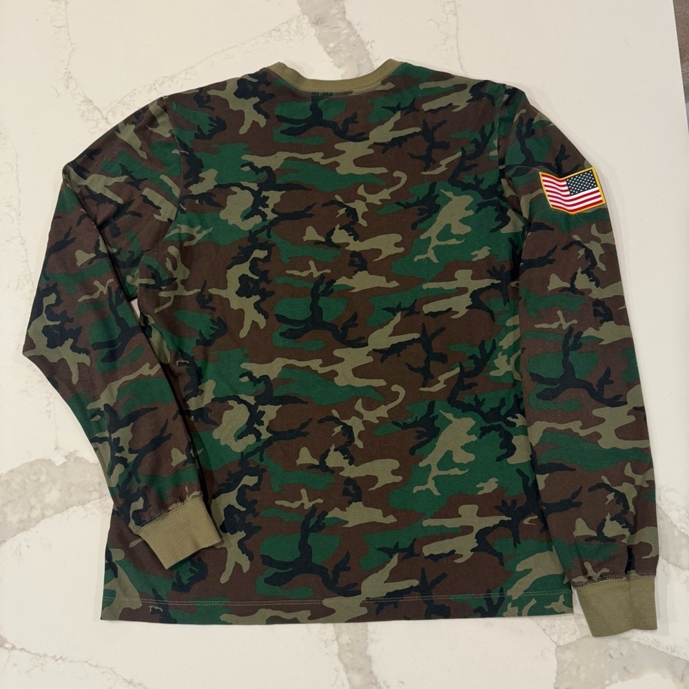Nike The Nike Tee Michigan State Spartans Camo Military Shirt Men’s Medium Green - Picture 6 of 6